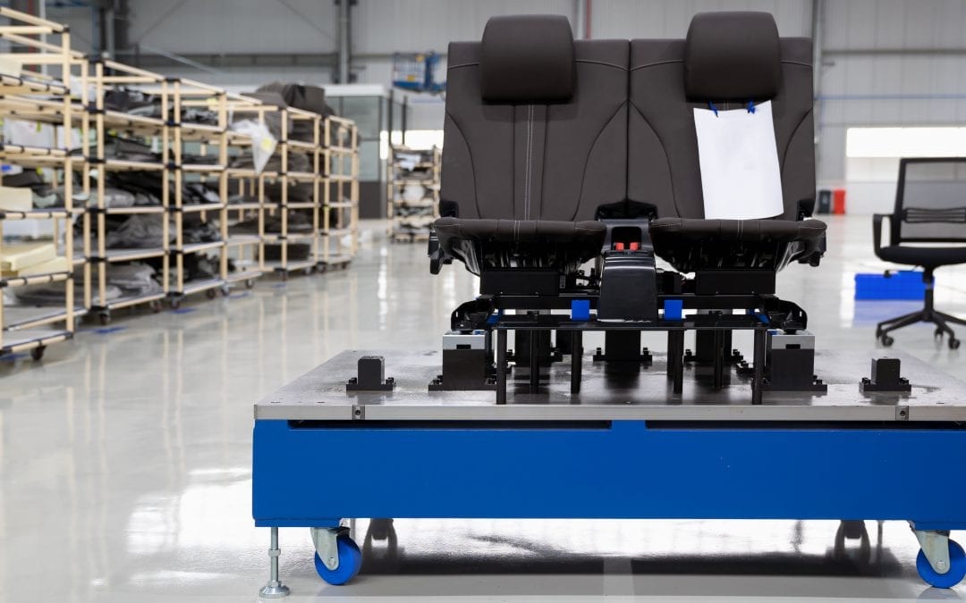 Robotic Assembly Line Electric Vehicle Seat